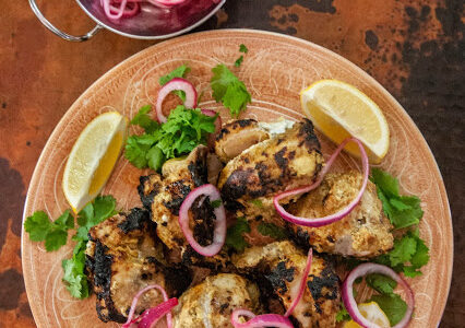 tandoori chicken made in Homdoor tandoor