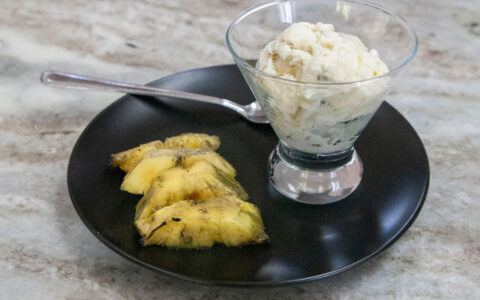 tandoor made Indian desserts - Tandoori Ananas